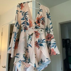 NEW WITH TAGS! Bobbles and lace floral romper